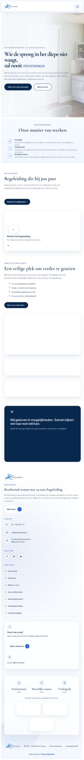 Website tablet mockup